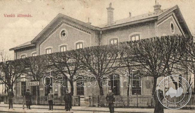 Diószeg vasútállomása 1906-ban.