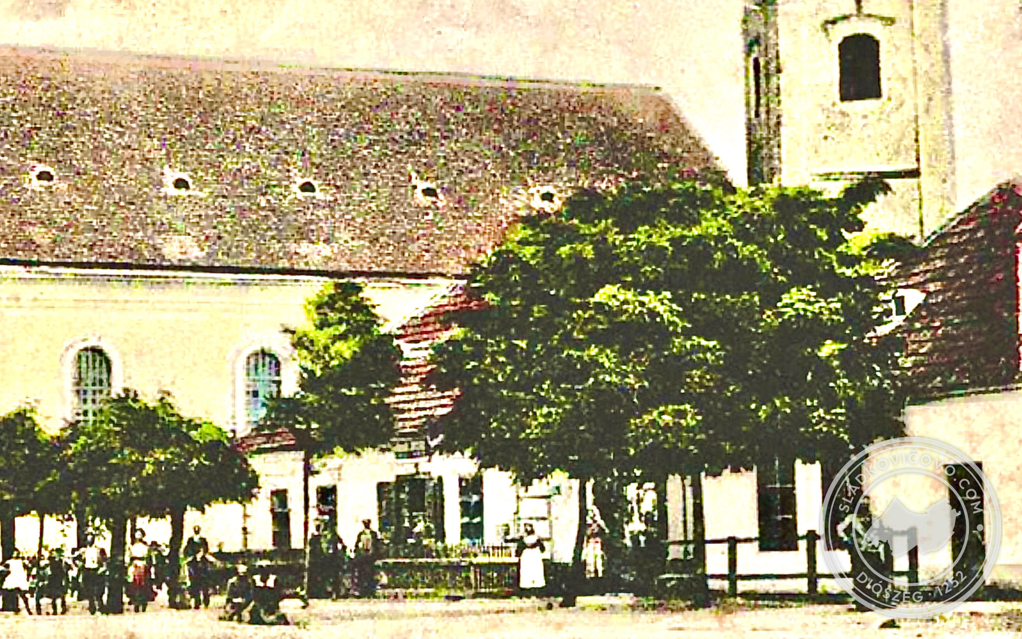 A főtéren 1924-ben.
