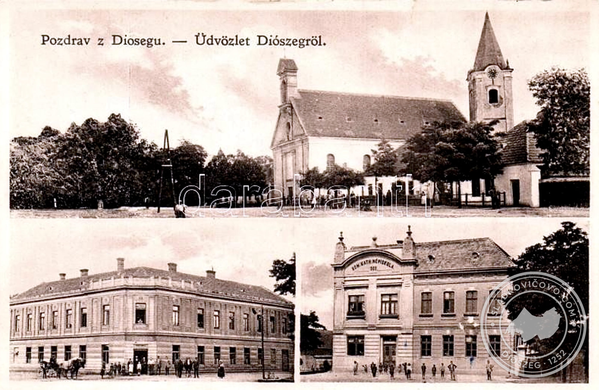 Pohľadnica okolo roku 1920.